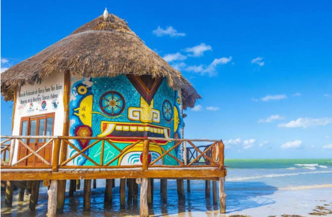 El Corazon Mexican0 Holbox Extérieur photo